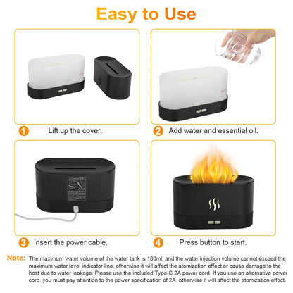 AuraGlow Flame Diffuser