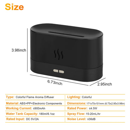 AuraGlow Flame Diffuser